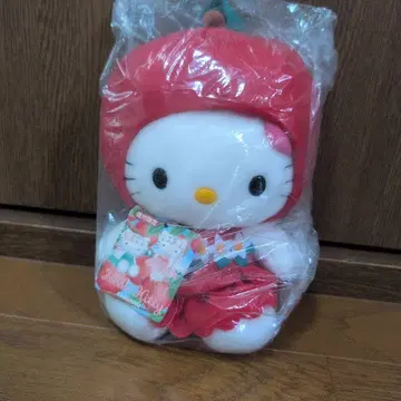 신슈 한정판 헬로키티 봉제 인형 사과