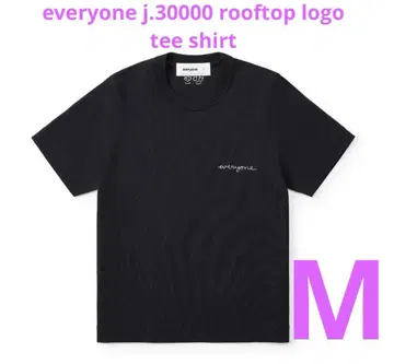 everyone j.30000 rooftop logo tee shirt