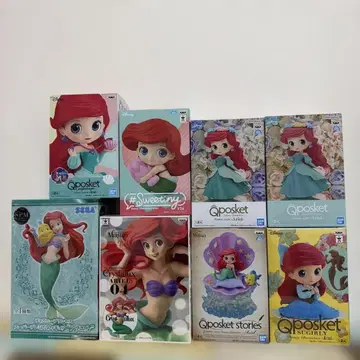 Disney 아리엘 피규어 묶음 판매 Qposket