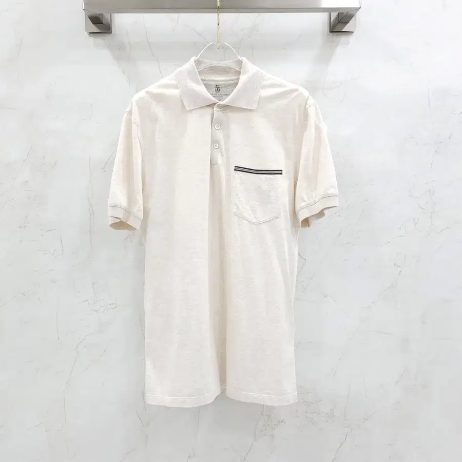XL / 브루넬로 쿠치넬리 반팔 폴로 셔츠