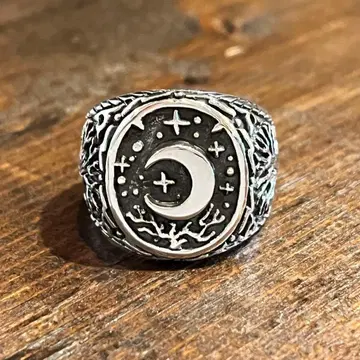 Sterling 실버 925 반지 24호 Crescent moon 반지
