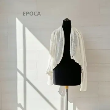 에포카 린넨 IN 가디건 볼레로 오프화이트