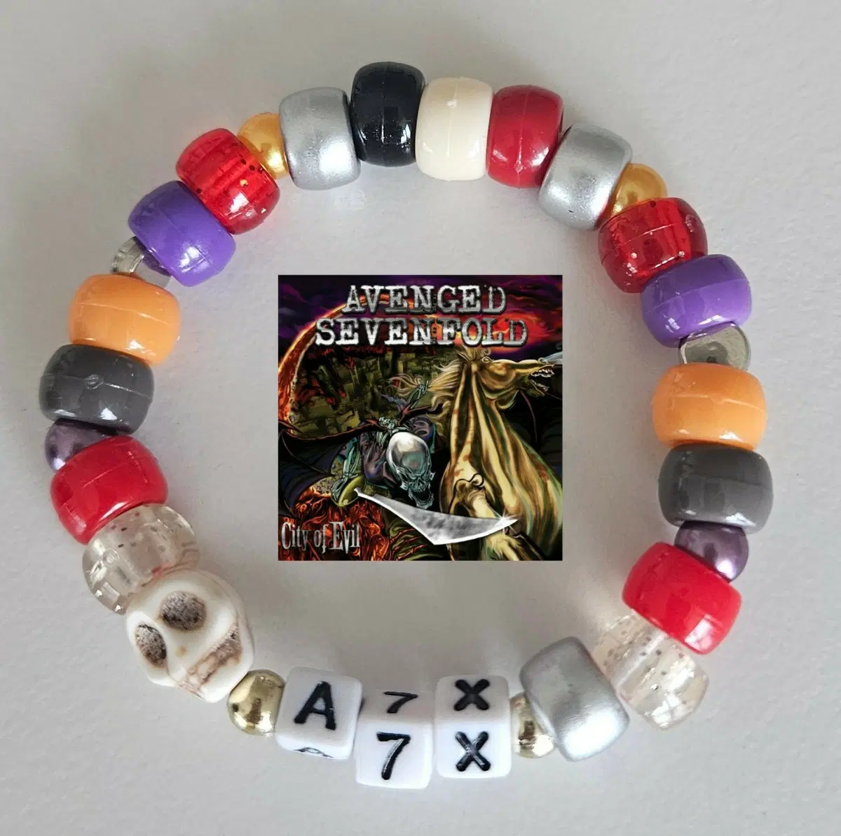A7x avenged sevenfold 락밴드 칸디 팔찌 city of evil