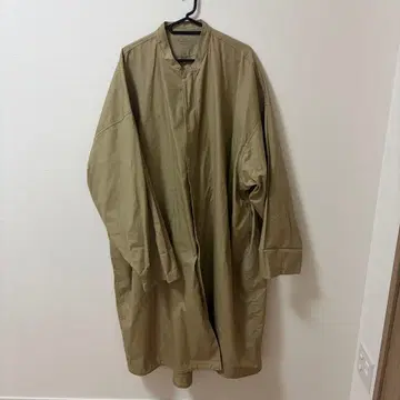 MUJI Labo 발수 고밀도 직조 스탠드 카라 코트 XL