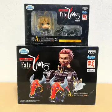 제일복권 Fate/Zero 큥캐러 세이버 라이더 세트 A상 2체