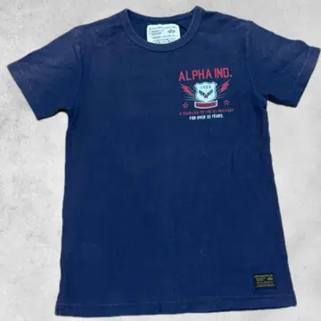 ALPHA INDUSTRIES T셔츠 네이비