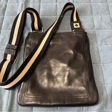 BALLY 가죽 숄더백 블랙