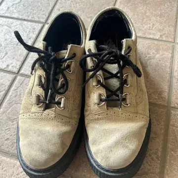 VANS 조지 콕스 가죽 신발 로퍼 스니커즈 스웨이드 레어