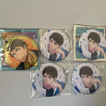 Free! 캔뱃지 컬렉션 야마자키 소스케 5개 세트
