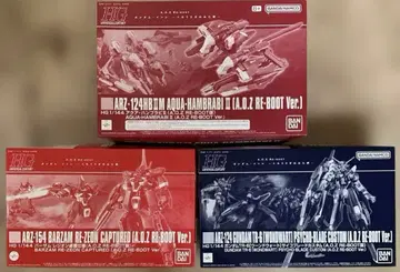 HG 1/144 A.O.Z RE-BOOT 건담 프라모델 3종 세트