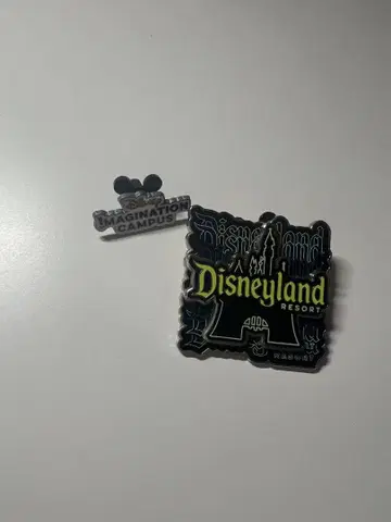 해외 Disneyland Resort 핀 배지 2세트