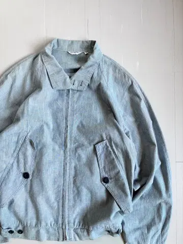 90s- ships chambray blouson