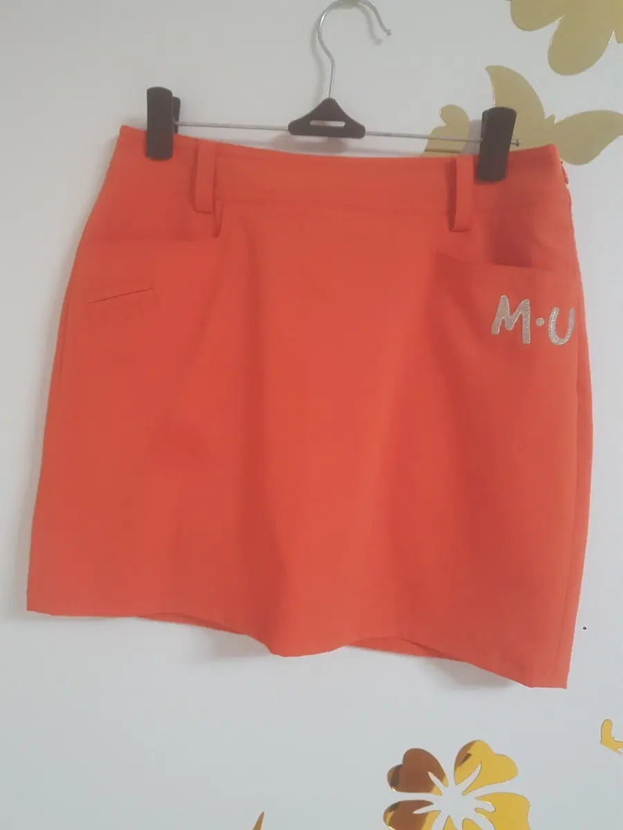 MU 스포츠 오렌지색 스커트(25)