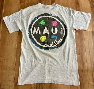 USA 빈티지 싱글 스티치 Maui&sons 티셔츠 올드 서프