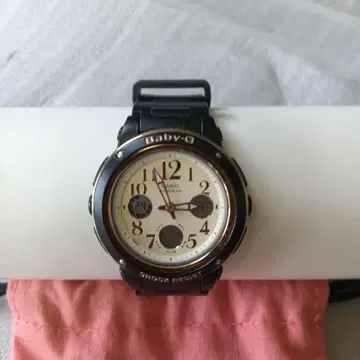 CASIO Baby-G 손목시계 블랙 골드