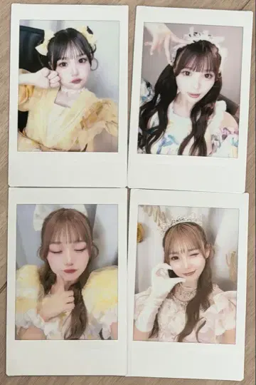 CUTIE STREET 큐스트 후루사와 리사 폴라로이드 4장 세트