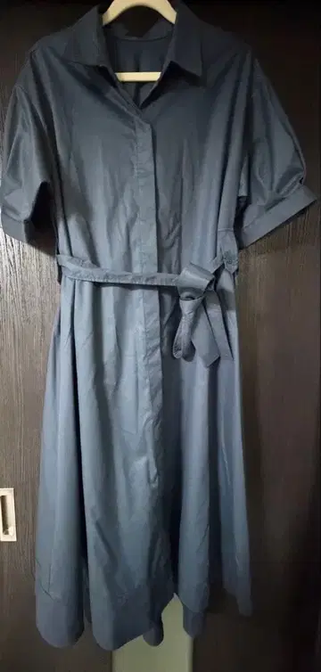원피스 네이비 깔끔한 루즈핏