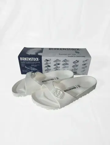 BIRKENSTOCK 샌들 화이트 38 24.5cm