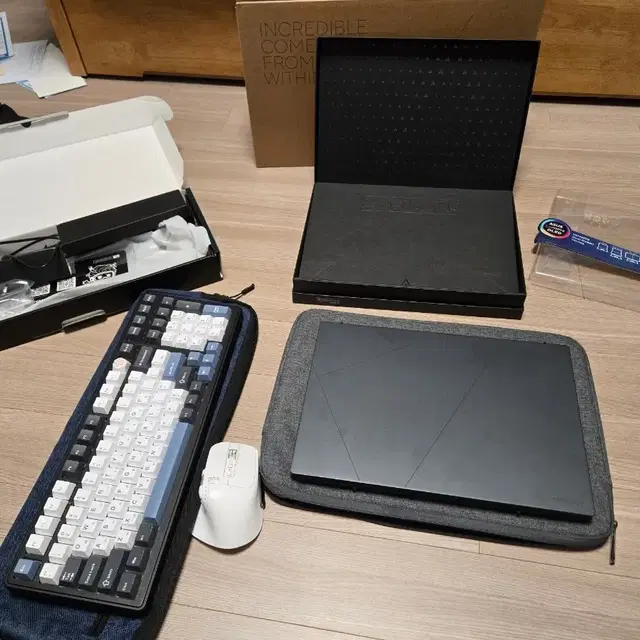 2024 ASUS 젠북 DUO 14 OLED 노트북 1TB + 마우스 세트