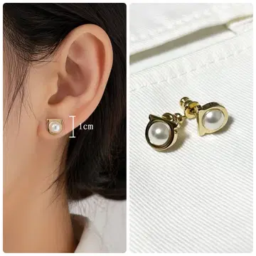 Ferragamo 페라가모 귀걸이 간치니 펄 귀걸이