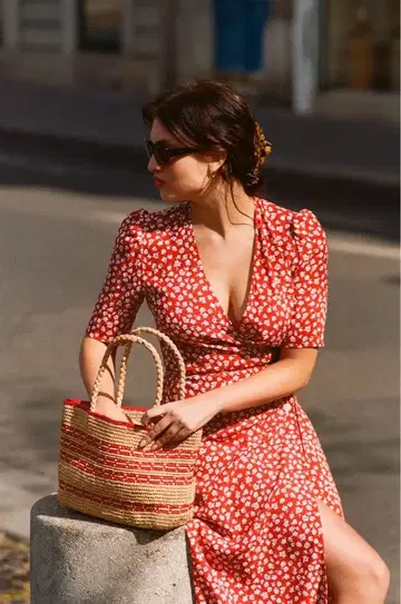 Rouje 루즈 PARIS GABIN 원피스 드레스 플라워 34