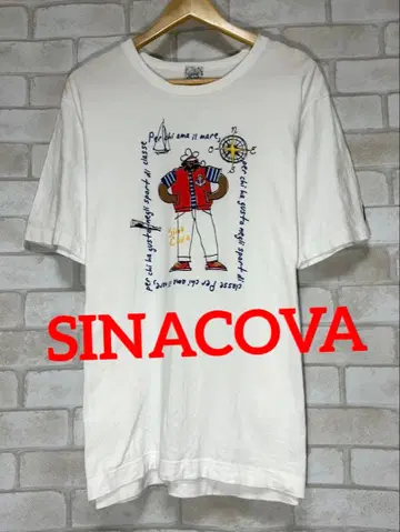 [ SINACOVA ] 시나코바 마린 반팔 T셔츠 티셔츠 사이즈 LL