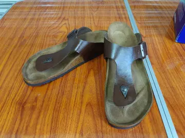 BIRKENSTOCK 기제 브라운 플립플랍 46
