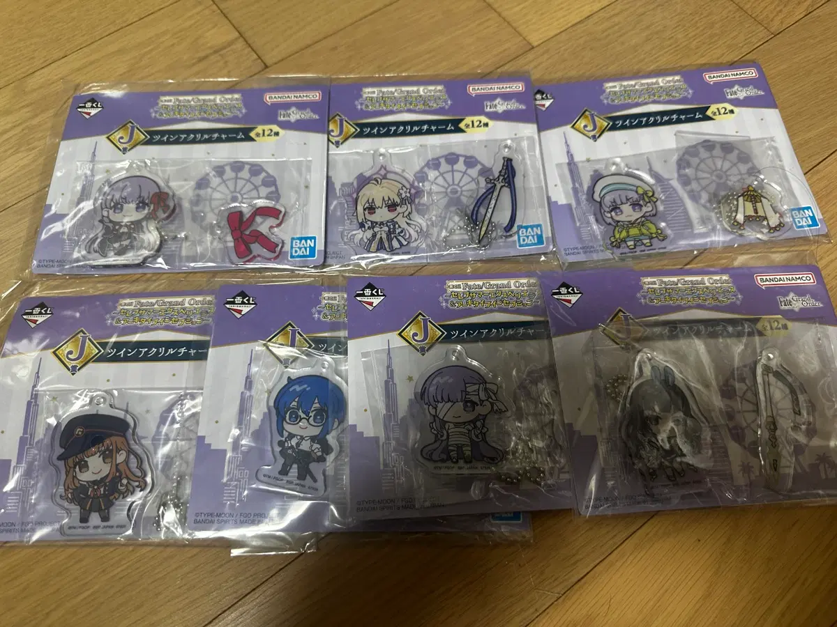 (미개봉) 페이트/그랜드 오더(FGO) 제일복권 J상 트윈 아크릴 참