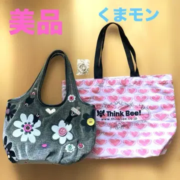 레어 Think Bee! 곰몬 콜라보 토트백