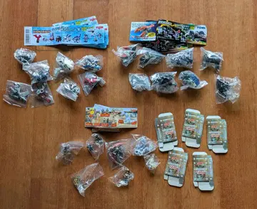 새상품 ZOIDS Yujin 가챠가챠 피규어 3종 세트