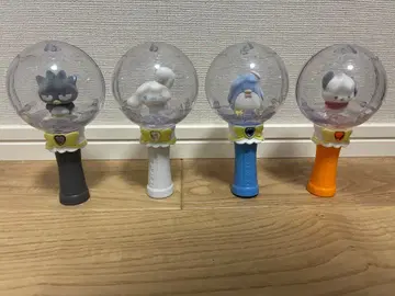 산리오 포근포근 플로키 인형 캡슐 지팡이