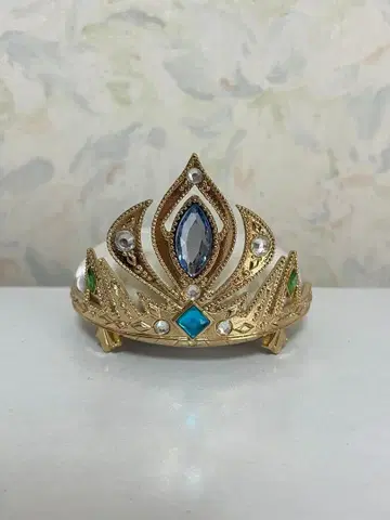 Disney 겨울왕국 엘사 티아라형 반지 필로우 소품 정리함