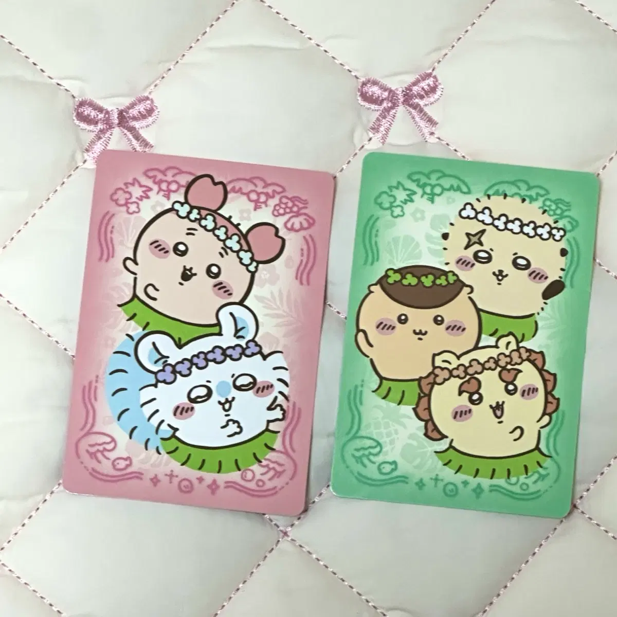 (세트/일괄)치이카와 인어섬의 비밀 구매 특전 카드