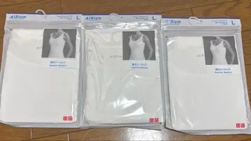UNIQLO AIRism 탱크탑 화이트 L