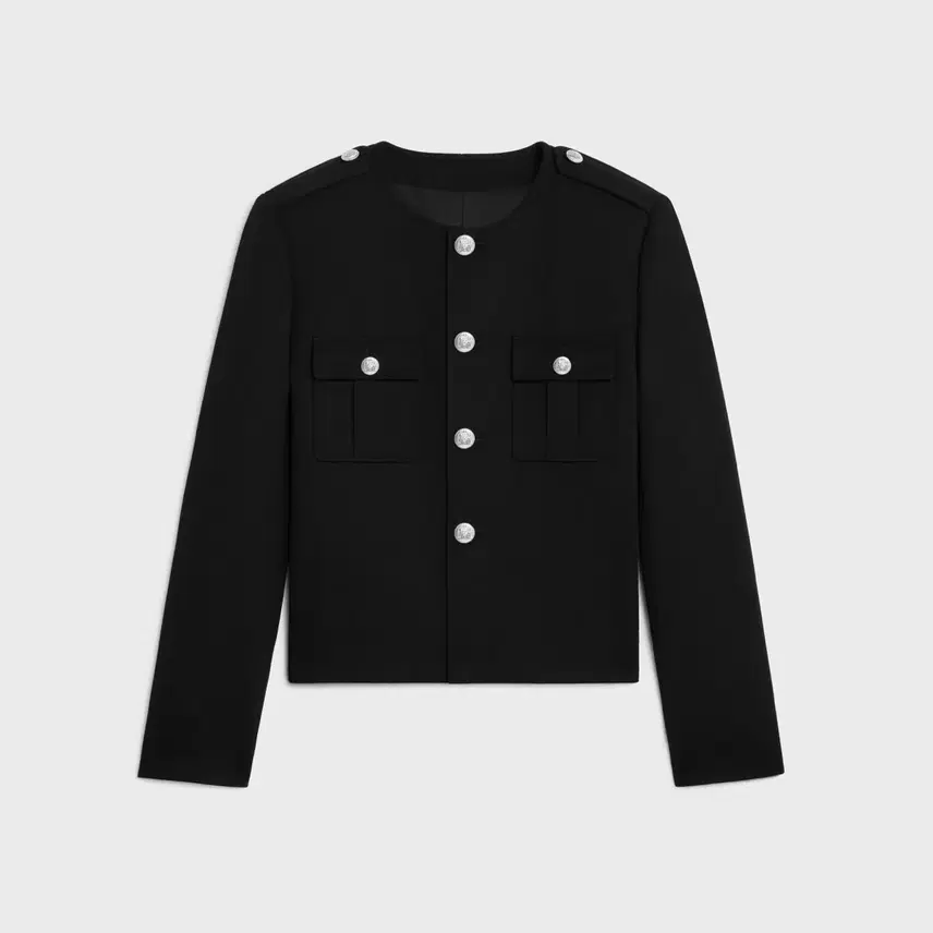셀린느 [BTS 뷔님 착용] 24fw 샤세르 밀리터리 자켓 사진 4