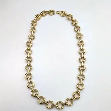 NINA RICCI 골드 컬러 체인 목걸이