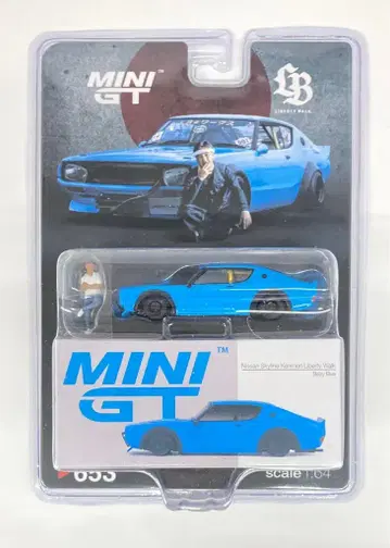 TSM MODEL 1/64MINI GT Nissan Skyline Kenmeri Liberty Walk Baby Blue 653