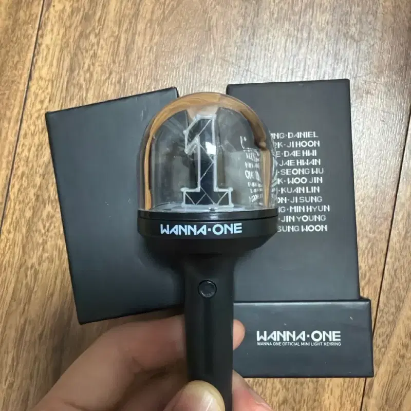 워너원 미니 라이트 키링 너블봉 키링