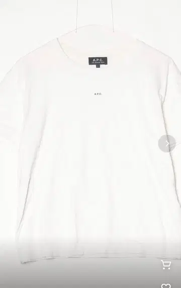 [ A.P.C. ] 미니 로고 티셔츠 L T-SHIRT JADE 21E
