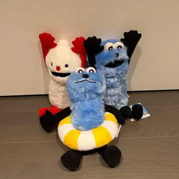 PUPET SUNSUN NONNON 봉제 인형 3세트