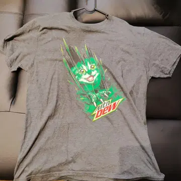 Mtn Dew 그래픽 T셔츠 그레이