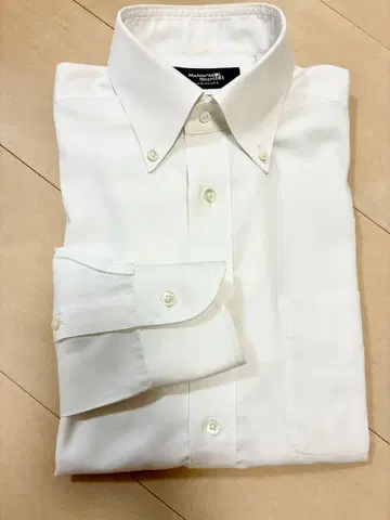 Maker's Shirt 가마쿠라 긴팔 와이셔츠 화이트 38-851