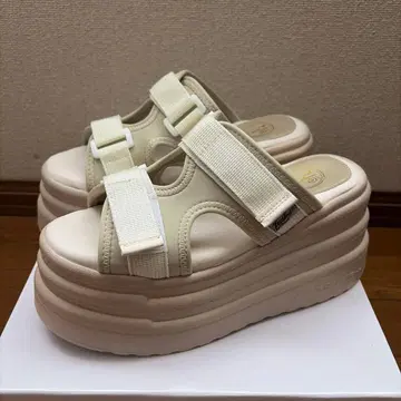요스케 통굽 스포츠 샌들 아이보리 23.0cm
