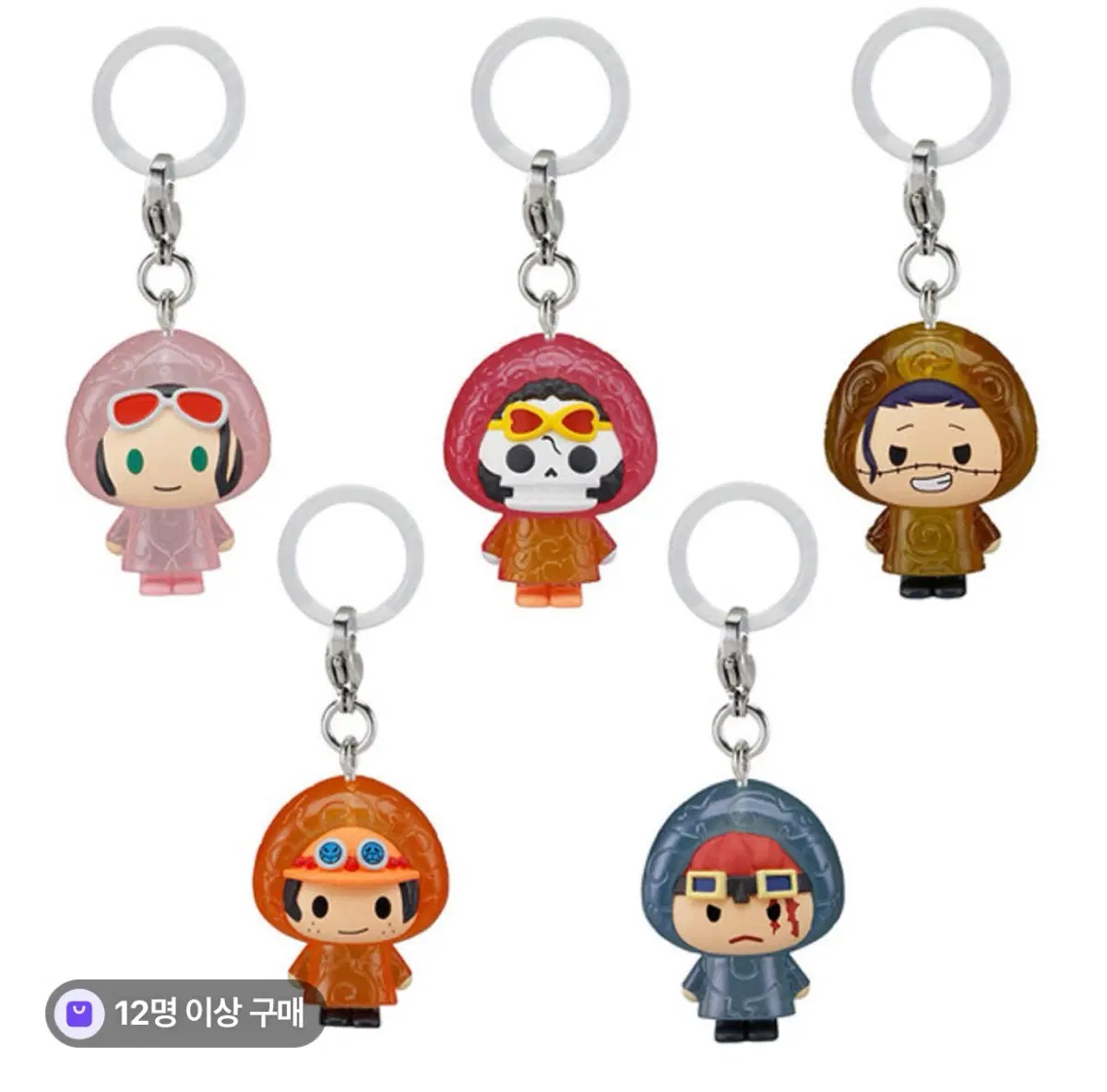 원피스 메지루시 키드2개 브룩1개 로빈1개 크로커다일 1개 (에이스랑 교환 가능)