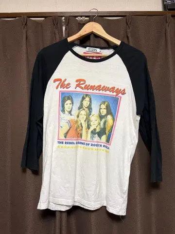 HYSTERIC GLAMOUR The Runaways 래글런 티셔츠