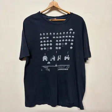 Hanes 스페이스 인베이더 T셔츠 XL MADE IN USA