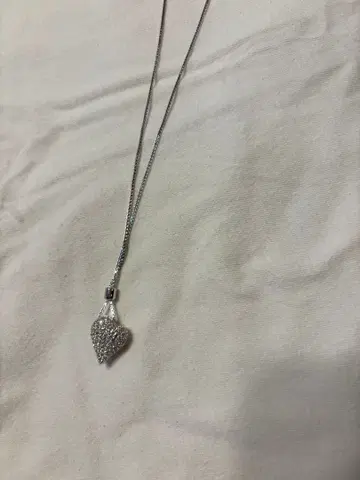 SWAROVSKI 스와로브스키 목걸이 하트 파베