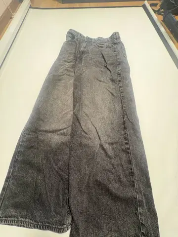 ZARA 데님 팬츠 와이드 그레이