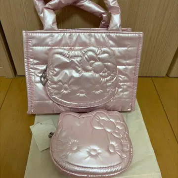 Hello Kitty 퀼팅백 핑크 2way