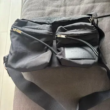 JIL SANDER+ 나일론 숄더백 블랙